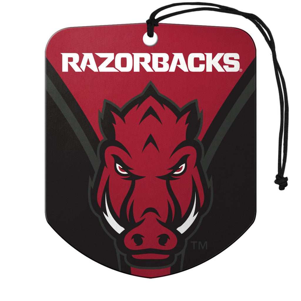 Air Fresheners Arkansas Razorbacks Air Freshener Shield Design 2 Pack - Special Order 681620556100