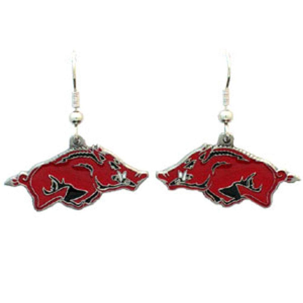 Jewelry Earrings Dangle Arkansas Razorbacks Dangle Earrings - Special Order 754603481123