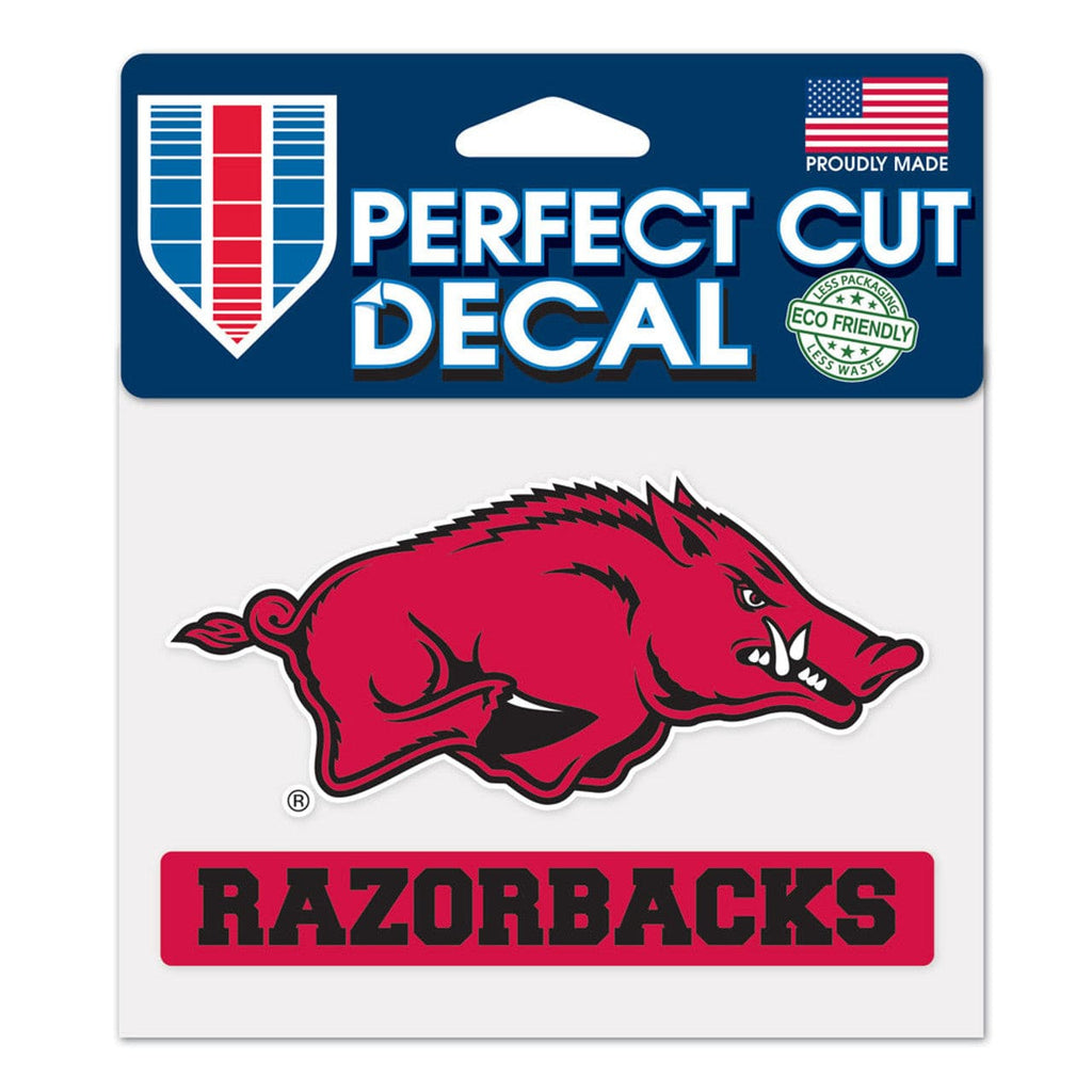 Decal 4.5x5.75 Perfect Cut Color Arkansas Razorbacks Decal 4.5x5.75 Perfect Cut Color - Special Order 032085384348