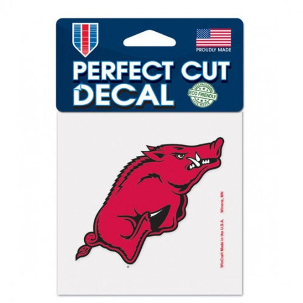 Decal 4x4 Perfect Cut Color Arkansas Razorbacks Decal 4x4 Perfect Cut Color 032085528575