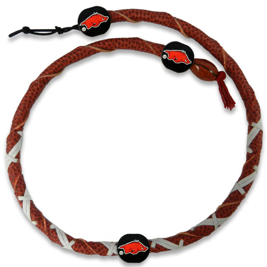 Jewelry Necklace Spiral Football Arkansas Razorbacks Necklace Spiral Football 844214045583
