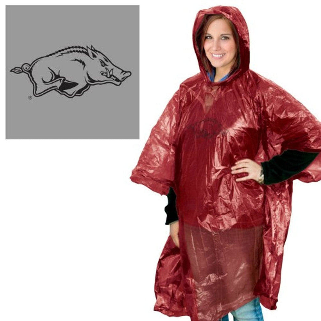 Rain Ponchos Arkansas Razorbacks Rain Poncho 099606252609