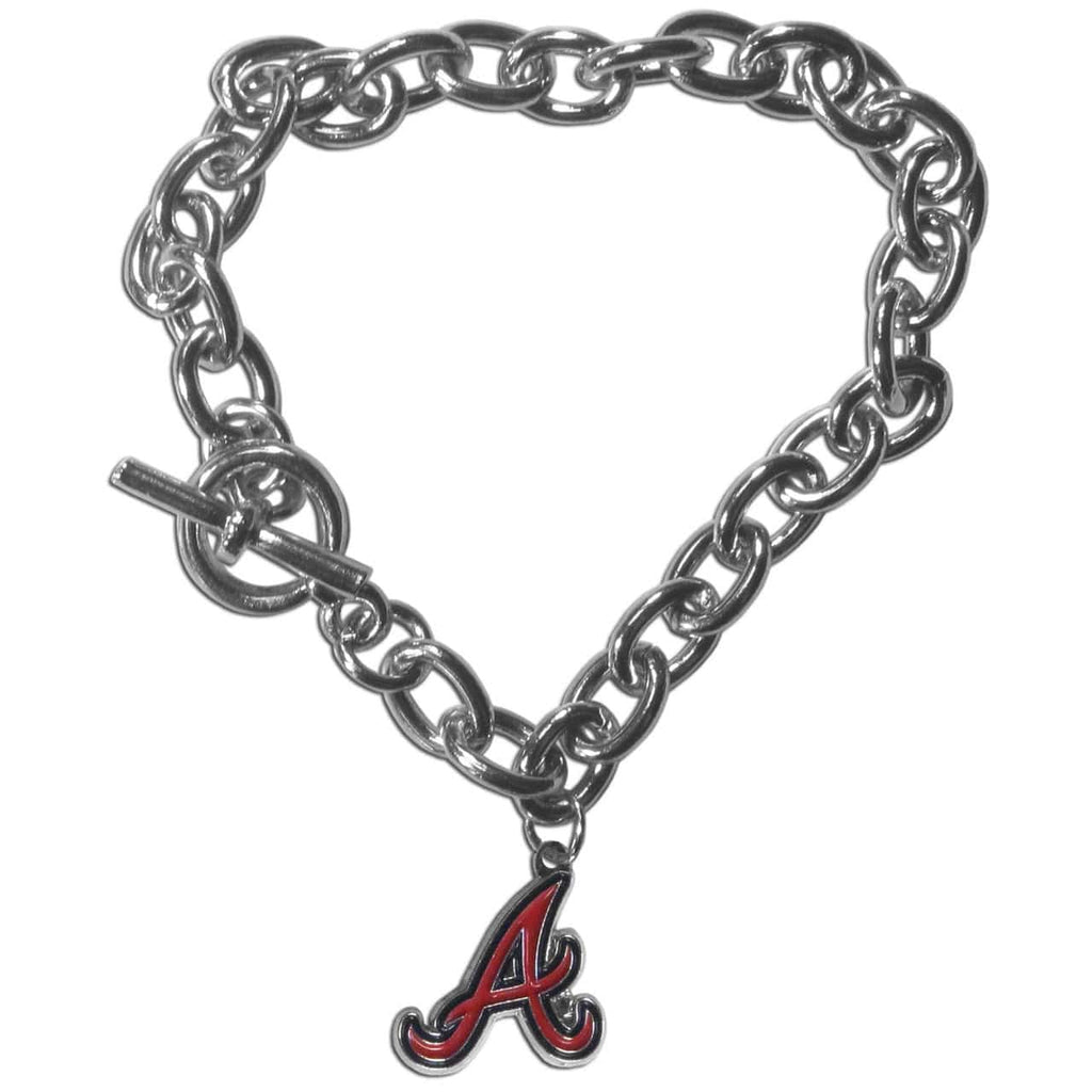 Atlanta Braves Atlanta Braves Bracelet Chain Link Style CO 754603369223