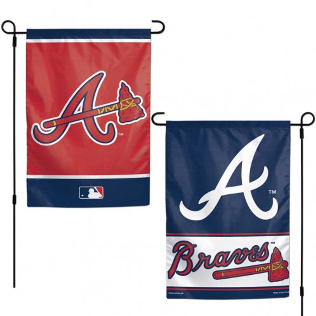 Flags 12x18 Atlanta Braves Flag 12x18 Garden Style 2 Sided 032085158130
