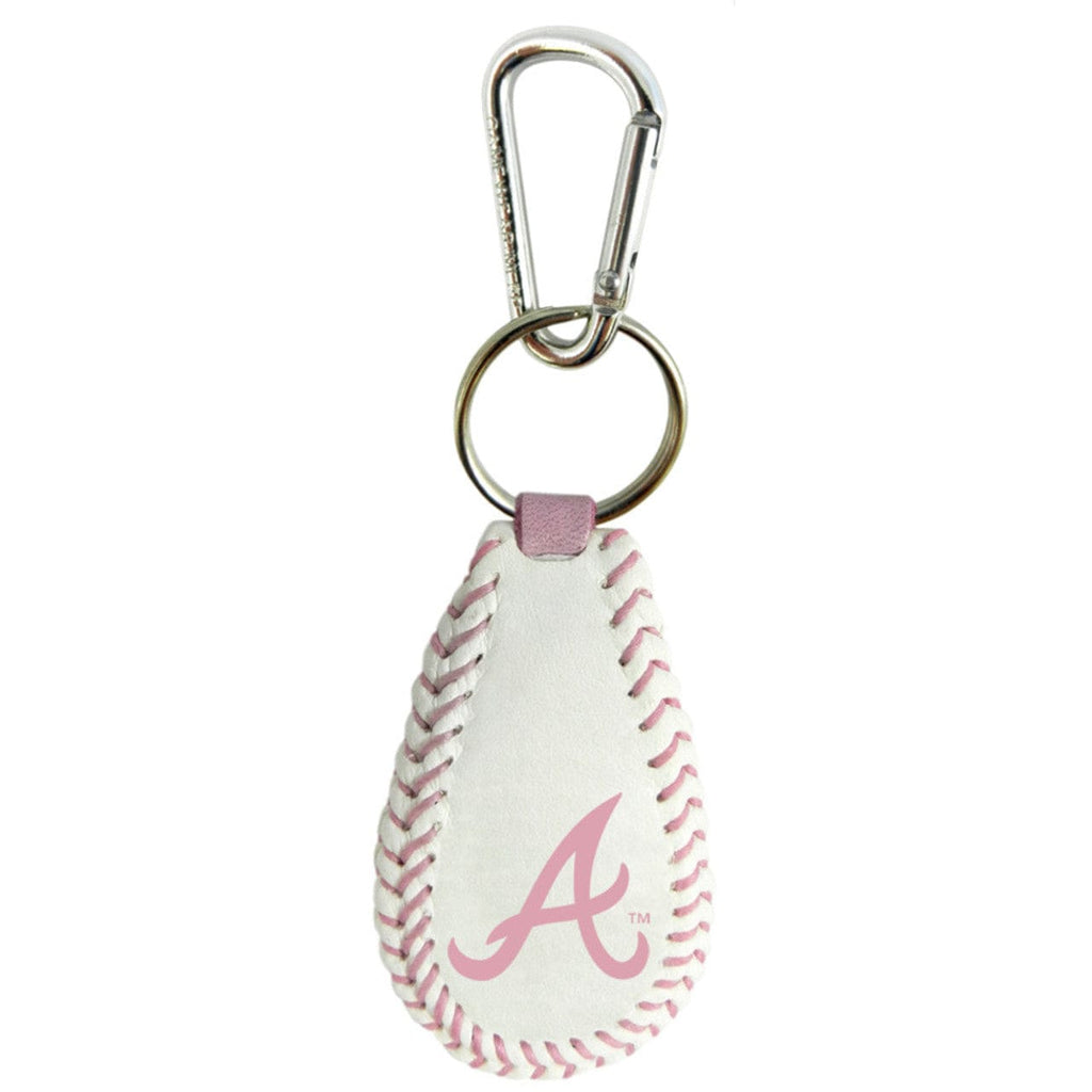Atlanta Braves Atlanta Braves Keychain Baseball Pink CO 844214064959