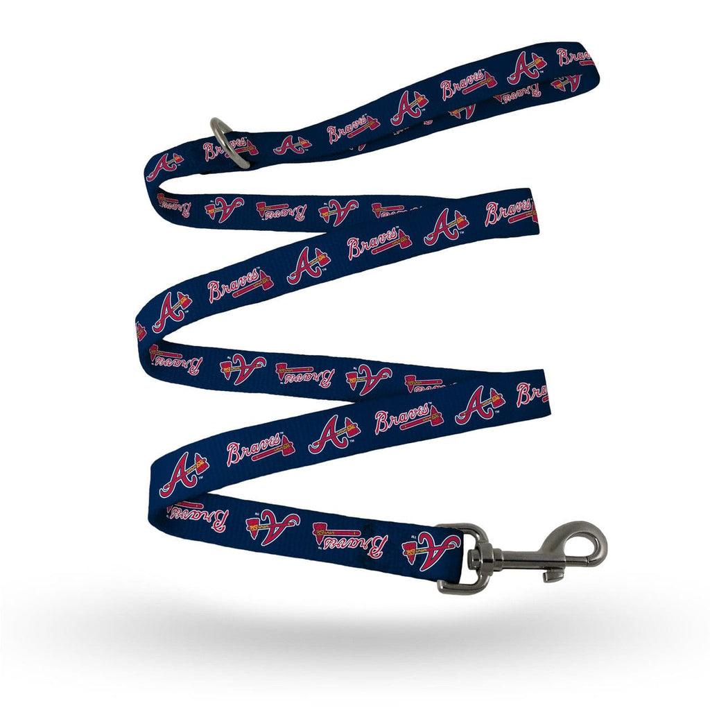 Pet Fan Gear Leash Atlanta Braves Pet Leash Size L/XL 767345330208