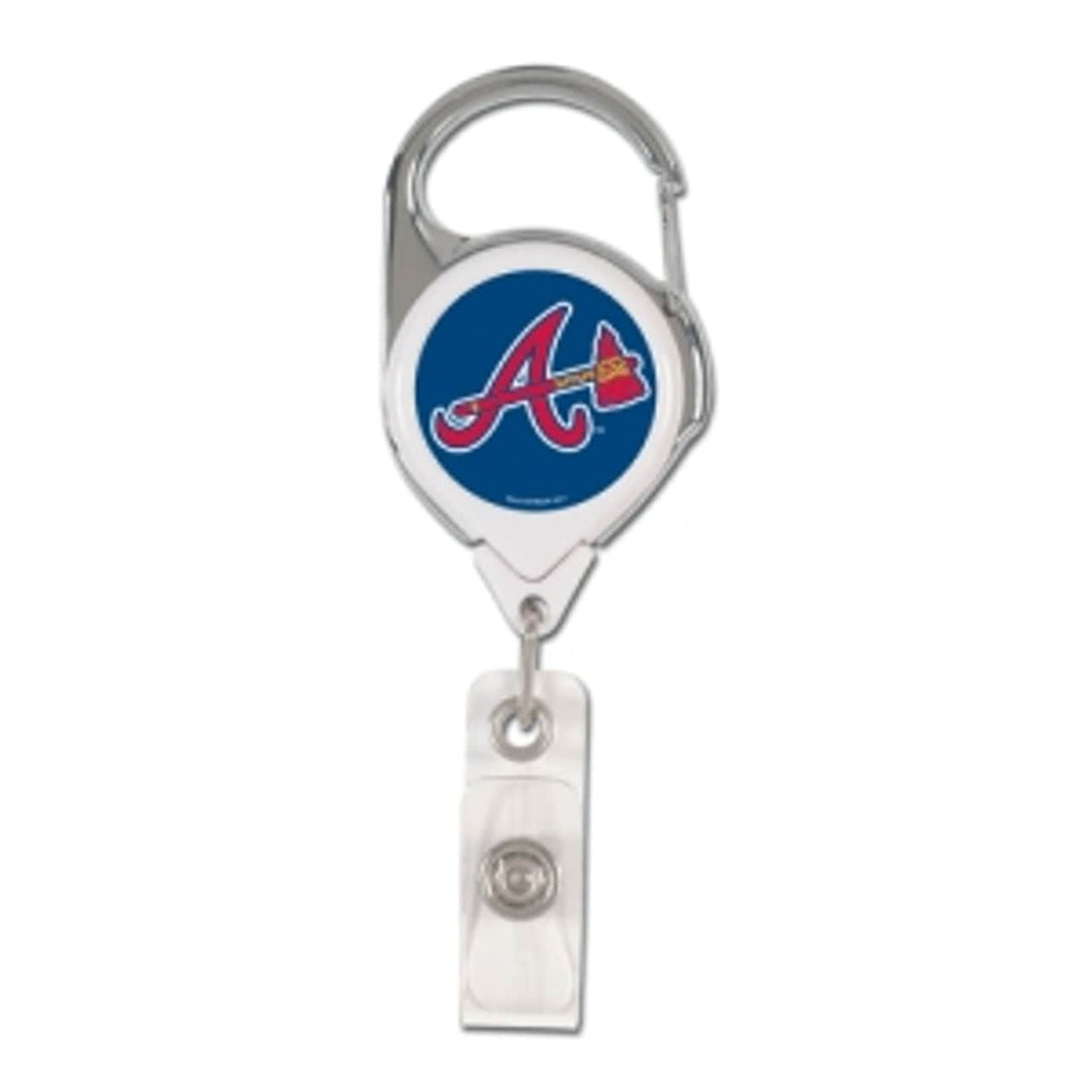 Badge Holders Atlanta Braves Retractable Premium Badge Holder 032085470461