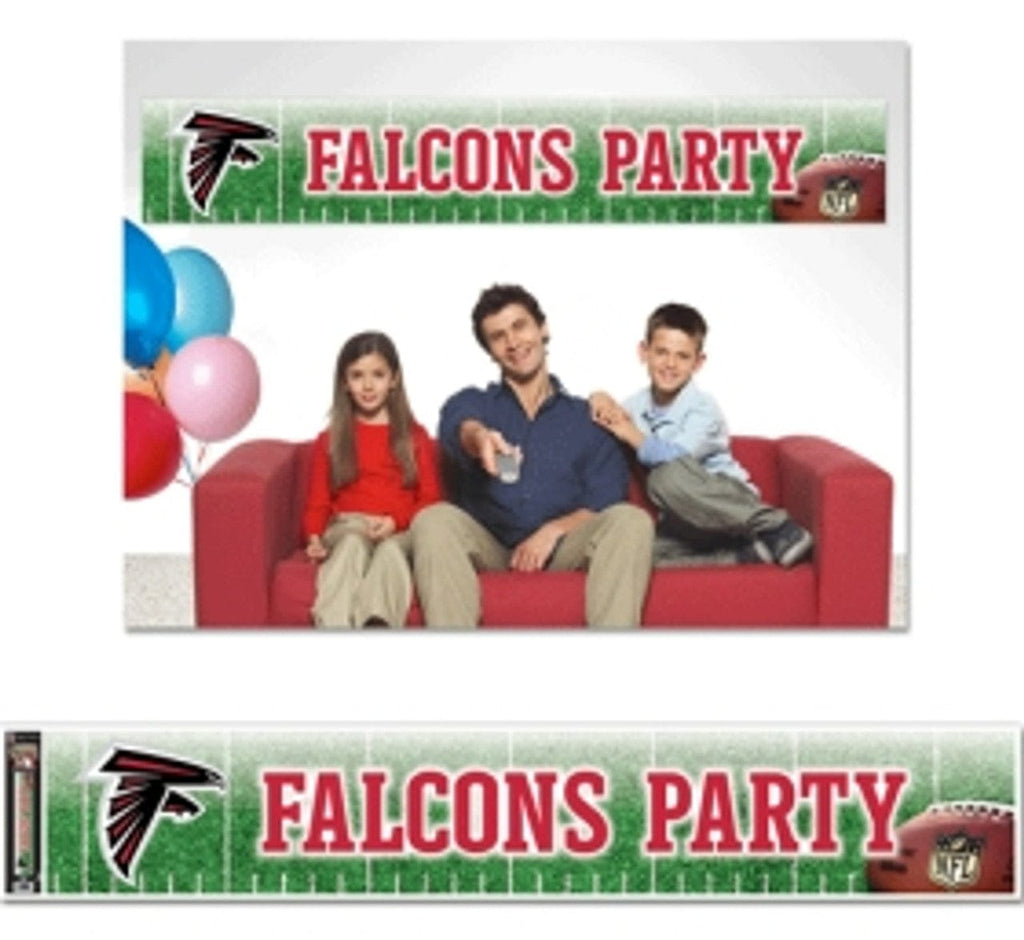 Atlanta Falcons Atlanta Falcons Banner 12x65 Party Style CO 032085488169