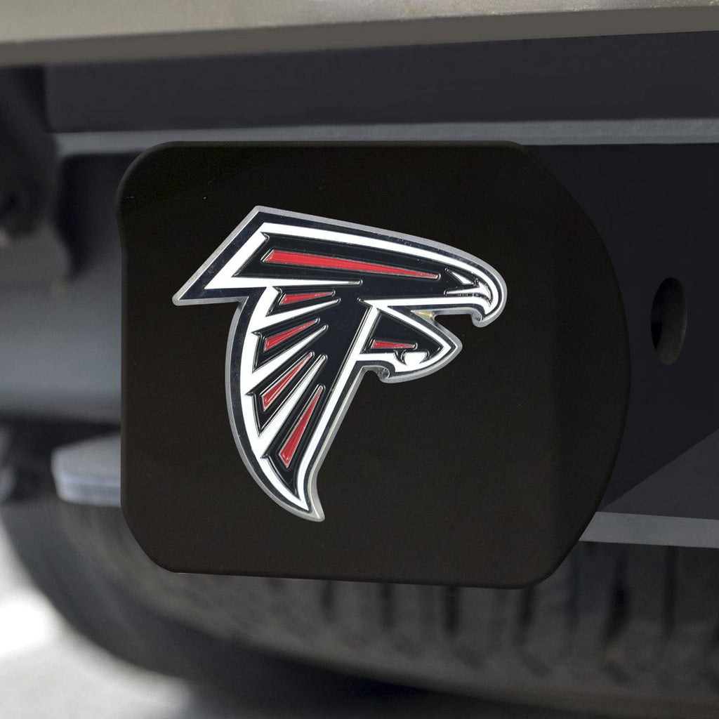 Auto Hitch Covers Atlanta Falcons Hitch Cover Color Emblem on Black 842281125320
