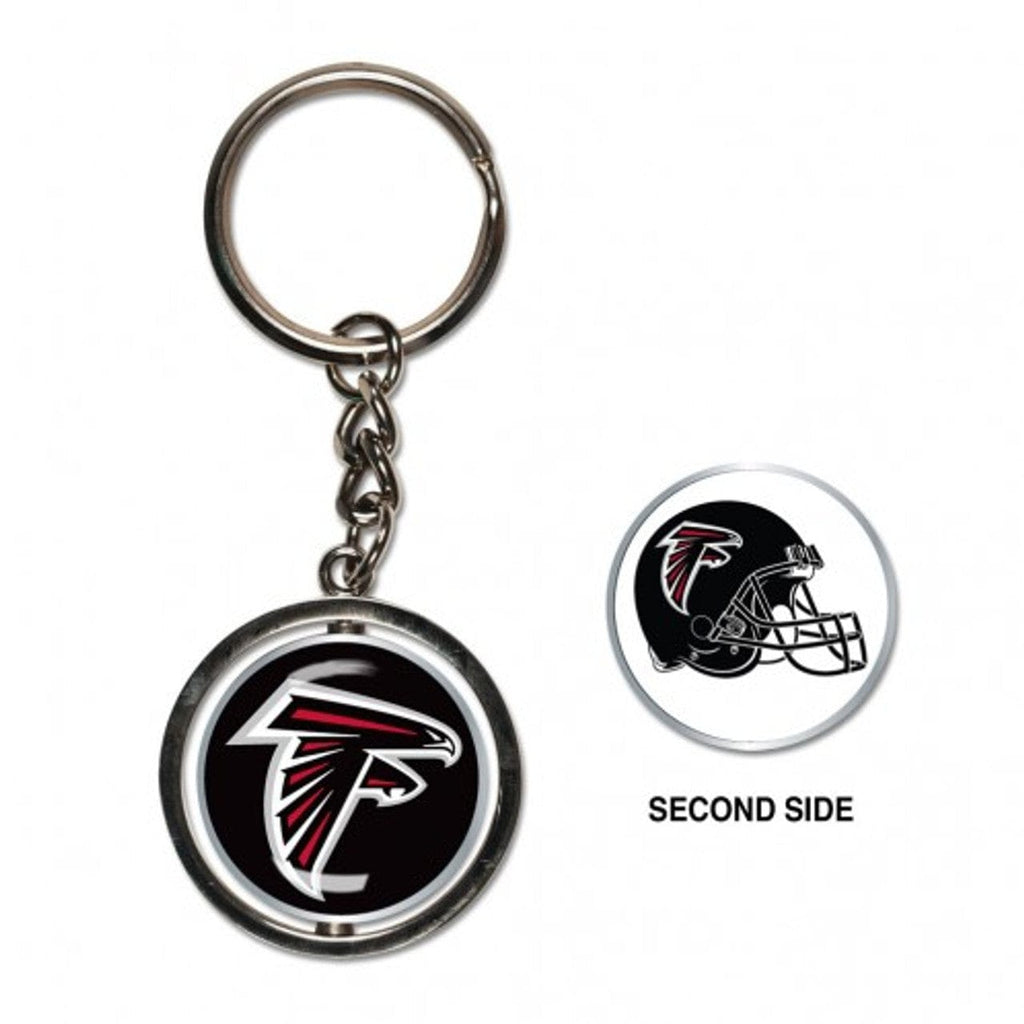 Key Rings Atlanta Falcons Key Ring Spinner Style - Special Order 032085455086