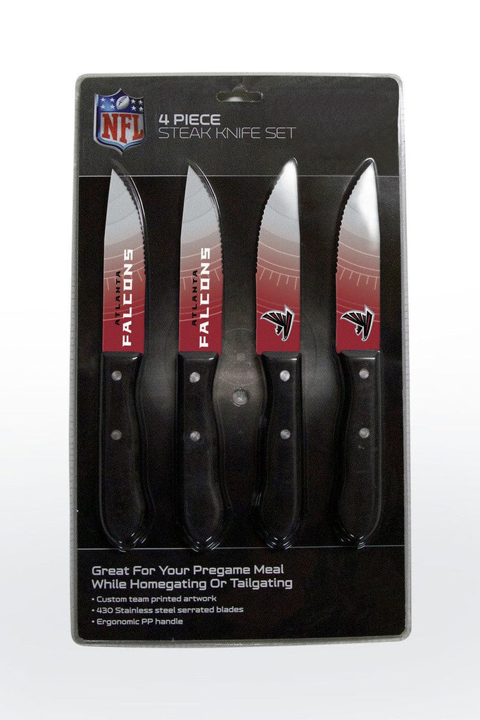 Knife Set Steak 4 Pack Atlanta Falcons Knife Set - Steak - 4 Pack 771831102026