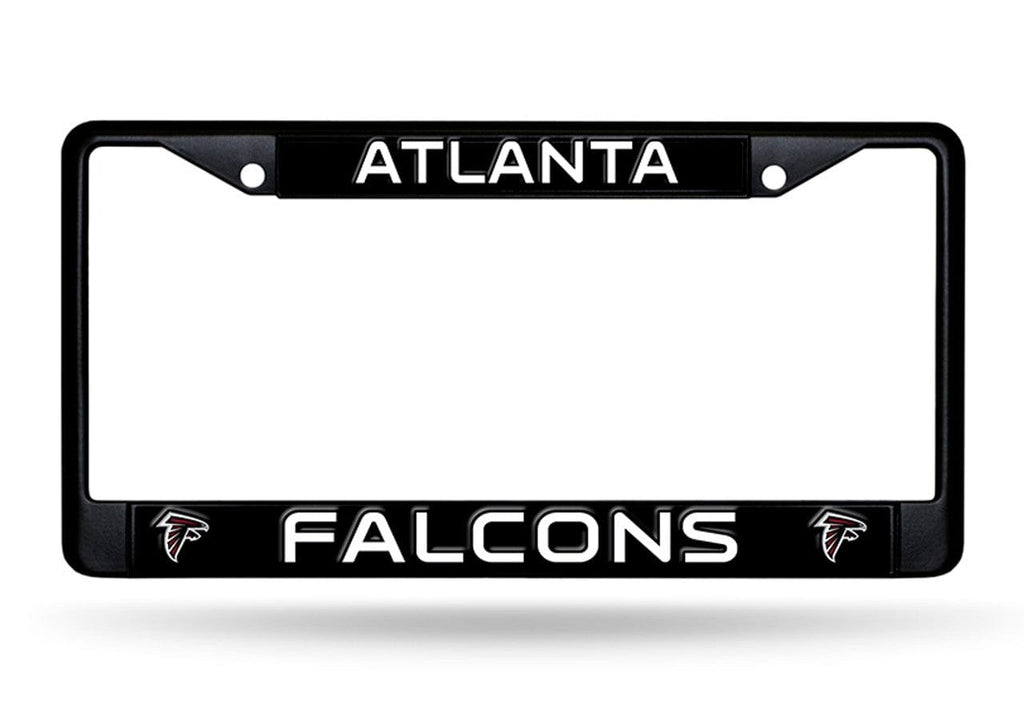 License Frame Chrome Atlanta Falcons License Plate Frame Chrome Black 767345352972