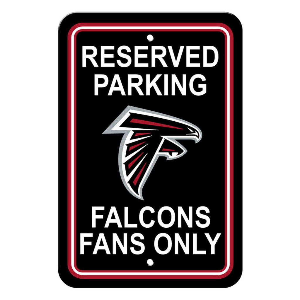 Atlanta Falcons Atlanta Falcons Sign 12x18 Plastic Reserved Parking Style CO 023245902205