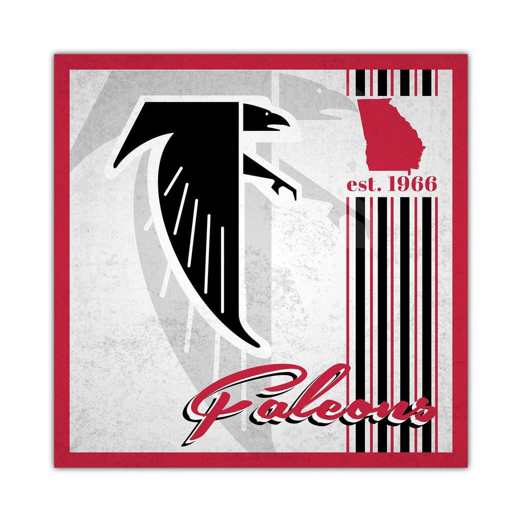 Sign 10x10 Album Atlanta Falcons Sign Wood 10x10 Album Design 878461371300