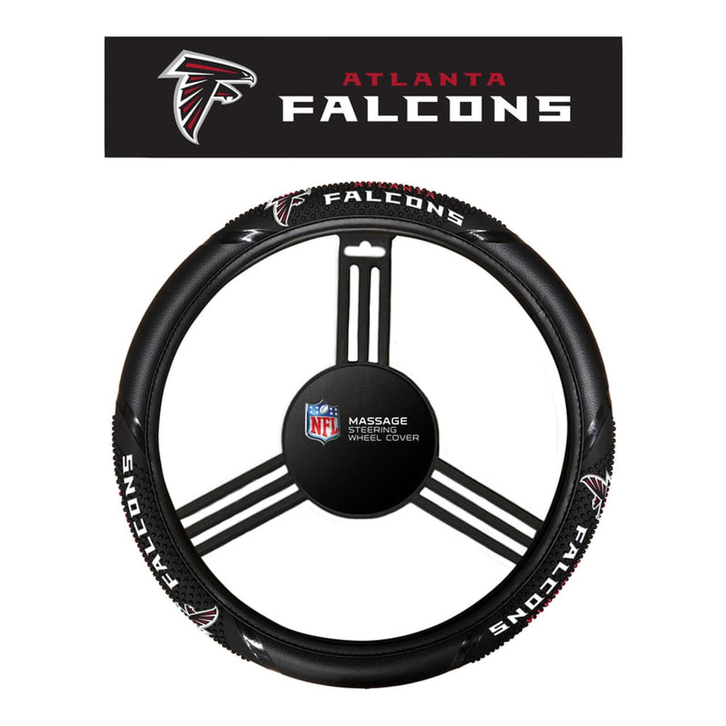 Atlanta Falcons Atlanta Falcons Steering Wheel Cover Massage Grip Style CO 023245966207