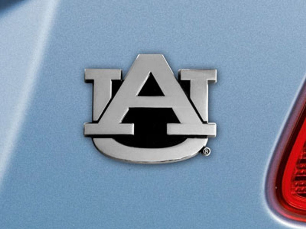 Auto Emblem Metal Auburn Tigers Auto Emblem Premium Metal Chrome 842989047887