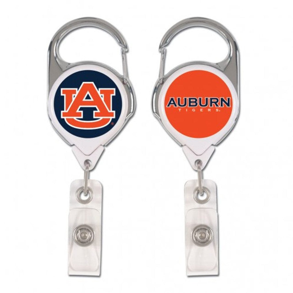 Badge Holders Auburn Tigers Badge Holder Premium Retractable Alternate 032085541567