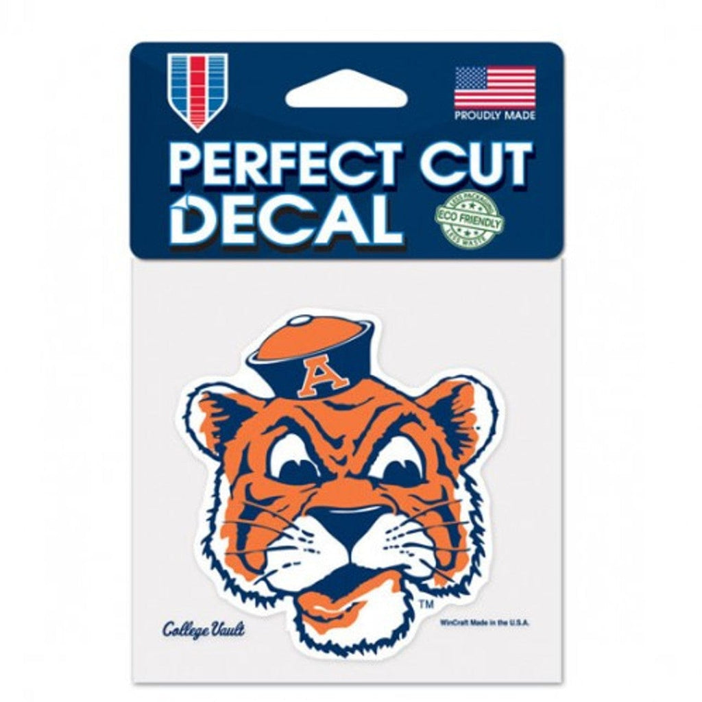 Decal 4x4 Perfect Cut Color Auburn Tigers Decal 4x4 Perfect Cut Color College Vault Design 032085671820