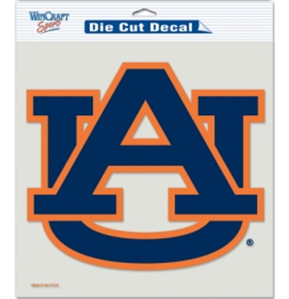 Decal 8x8 Perfect Cut Color Auburn Tigers Decal 8x8 Die Cut Color 032085914644