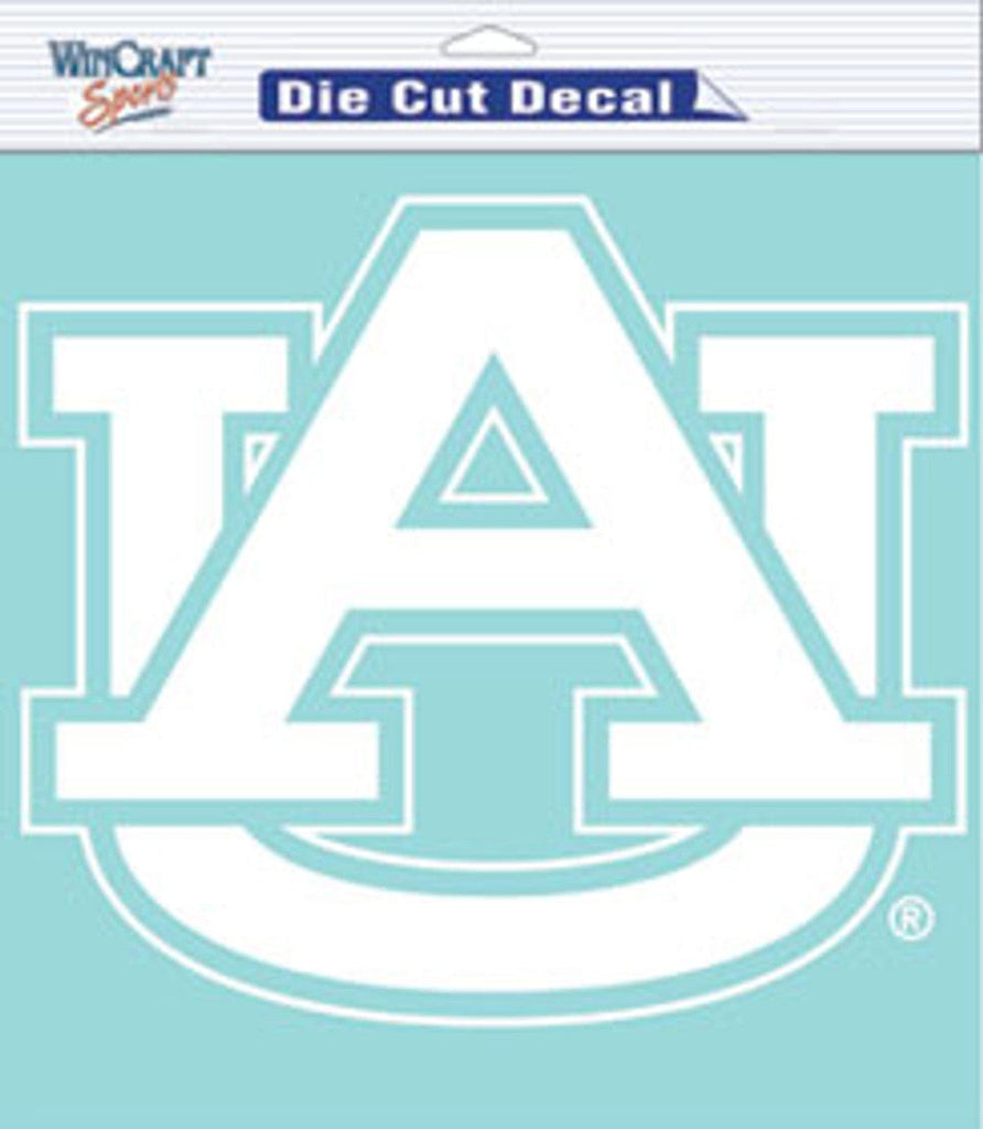 Decal 8x8 Perfect Cut White Auburn Tigers Decal 8x8 Die Cut White 032085257864