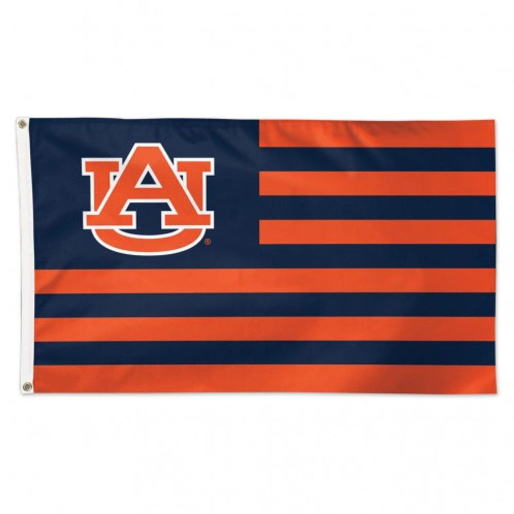 Flag 3x5 Auburn Tigers Flag 3x5 Deluxe Style Stars and Stripes Design - Special Order 032085019127