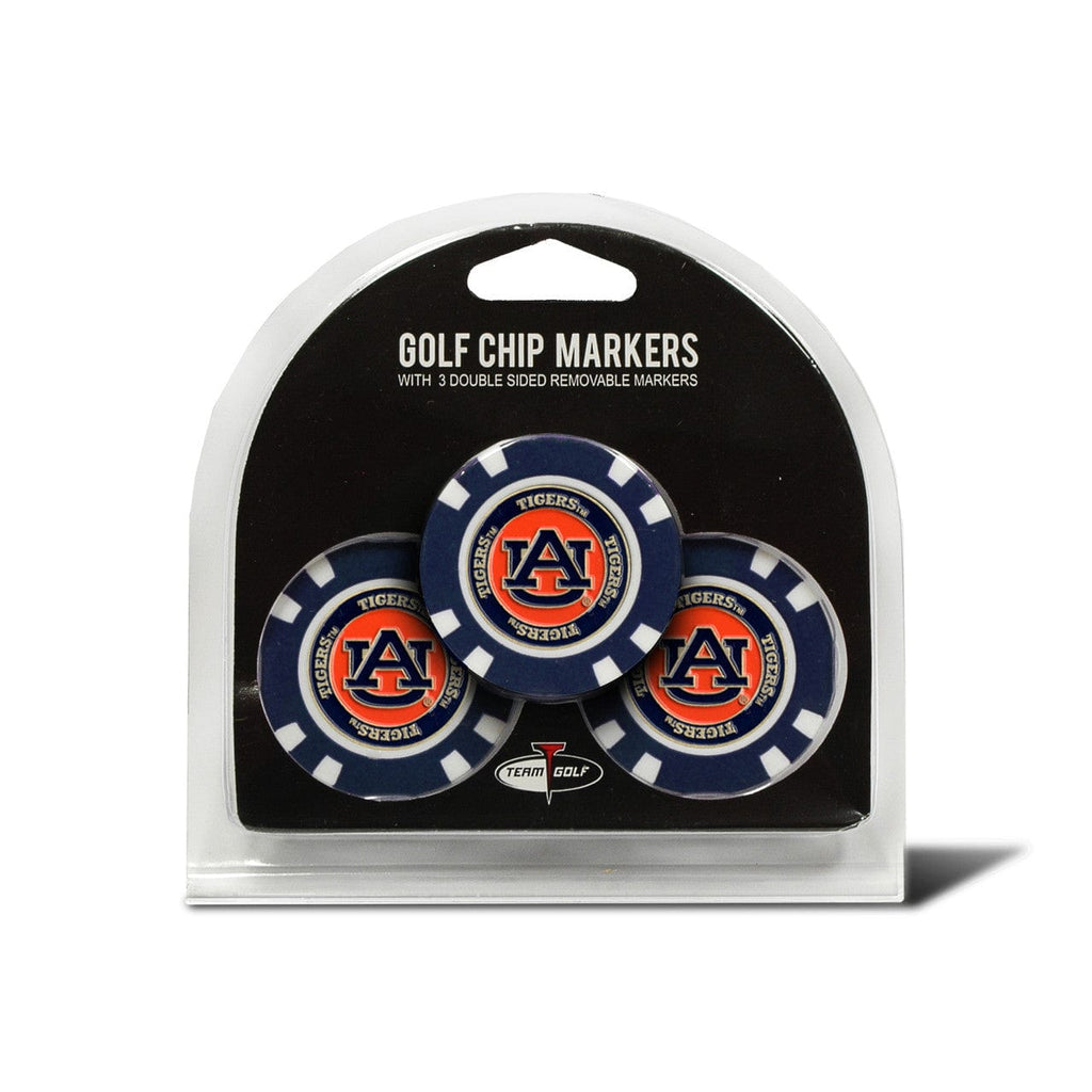 Golf Chip with Marker 3 Pack Auburn Tigers Golf Chip with Marker 3 Pack 637556205889