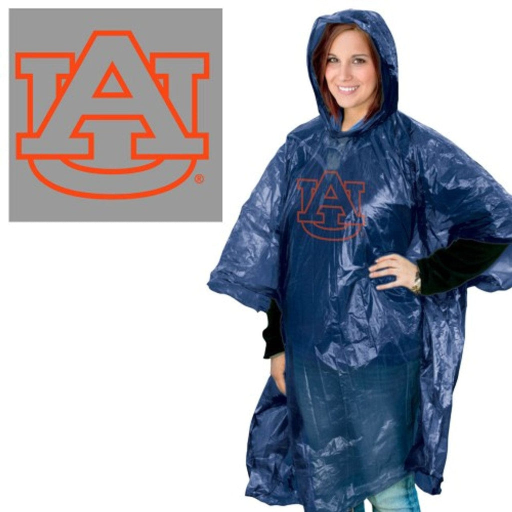 Rain Ponchos Auburn Tigers Rain Poncho 099606252623