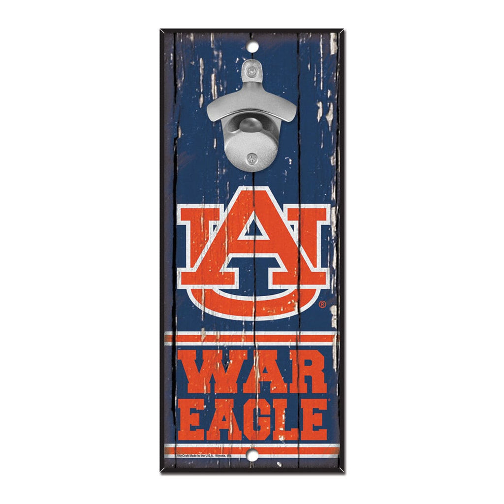 Sign 5x11 Bottle Opener Auburn Tigers Sign Wood 5x11 Bottle Opener 032085564269