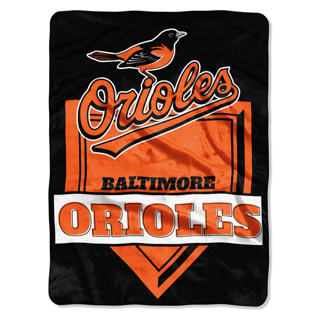 Blankets 60x80 Raschel Baltimore Orioles Blanket 60x80 Raschel Home Plate Design 087918881532