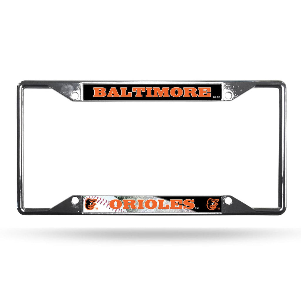 License Frame Chrome EZ Baltimore Orioles License Plate Frame Chrome EZ View - Special Order 094746449216