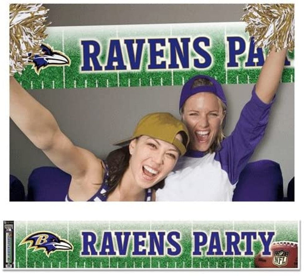 Baltimore Ravens Baltimore Ravens Banner 12x65 Party Style 032085488190
