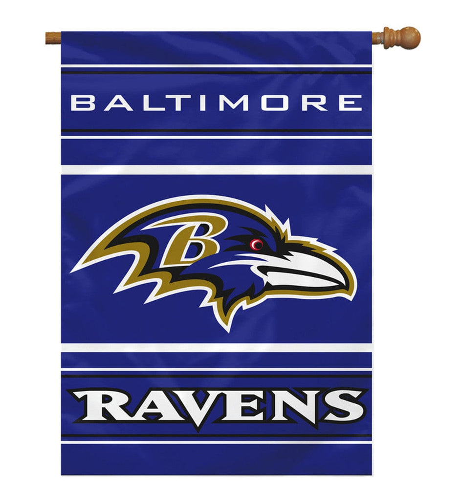 Baltimore Ravens Baltimore Ravens Banner 28x40 House Flag Style 2 Sided CO 023245948319