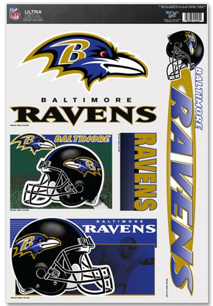 Decal 11x17 Multi Use Baltimore Ravens Decal 11x17 Ultra 032085044051