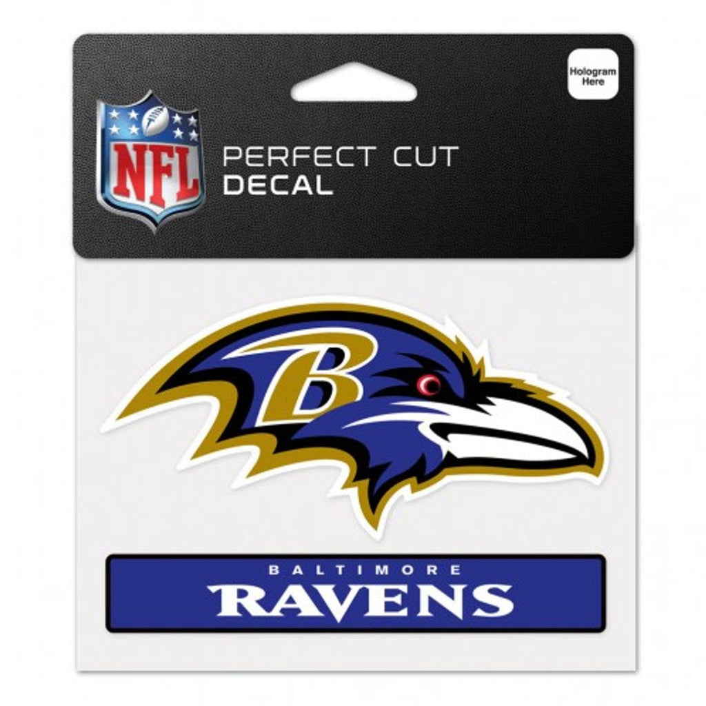 Decal 4.5x5.75 Perfect Cut Color Baltimore Ravens Decal 4.5x5.75 Perfect Cut Color 032085479150