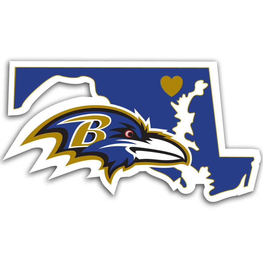 Decal Home State Pride Style Baltimore Ravens Decal Home State Pride 754603668074