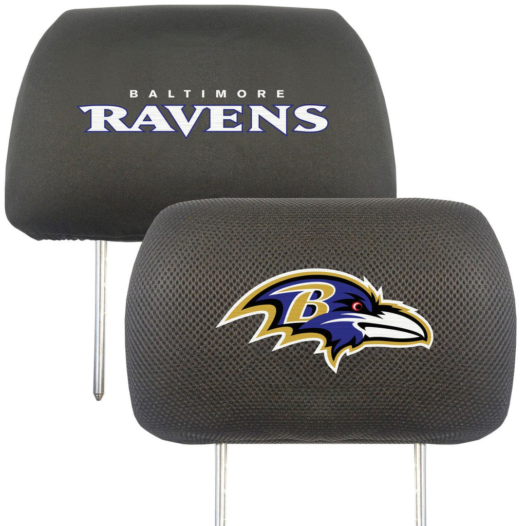 Auto Headrest Covers Baltimore Ravens Headrest Covers FanMats 842989024901
