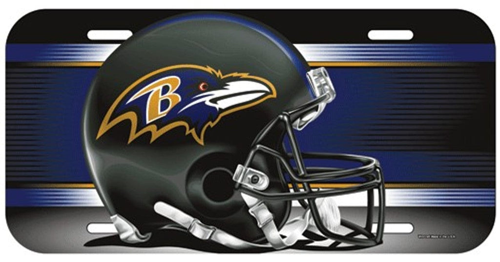 License Plate Plastic Baltimore Ravens License Plate 032085930781