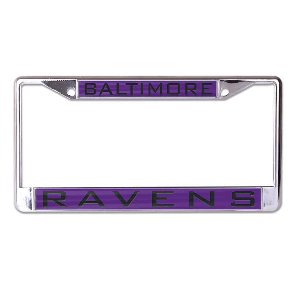 License Frame Inlaid Baltimore Ravens License Plate Frame - Inlaid - Special Order 032085465726