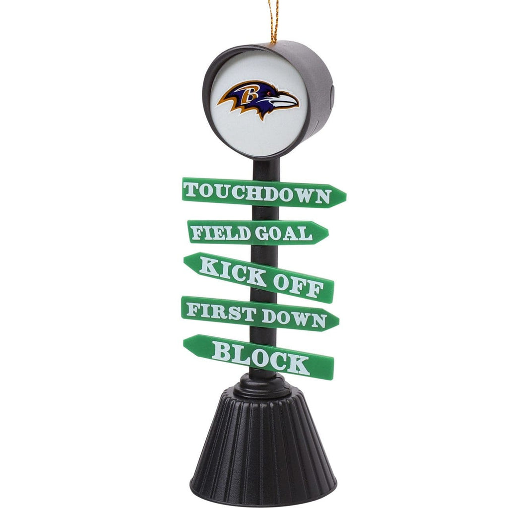 Holidays Baltimore Ravens Ornament Fan Crossing Design 808412629976