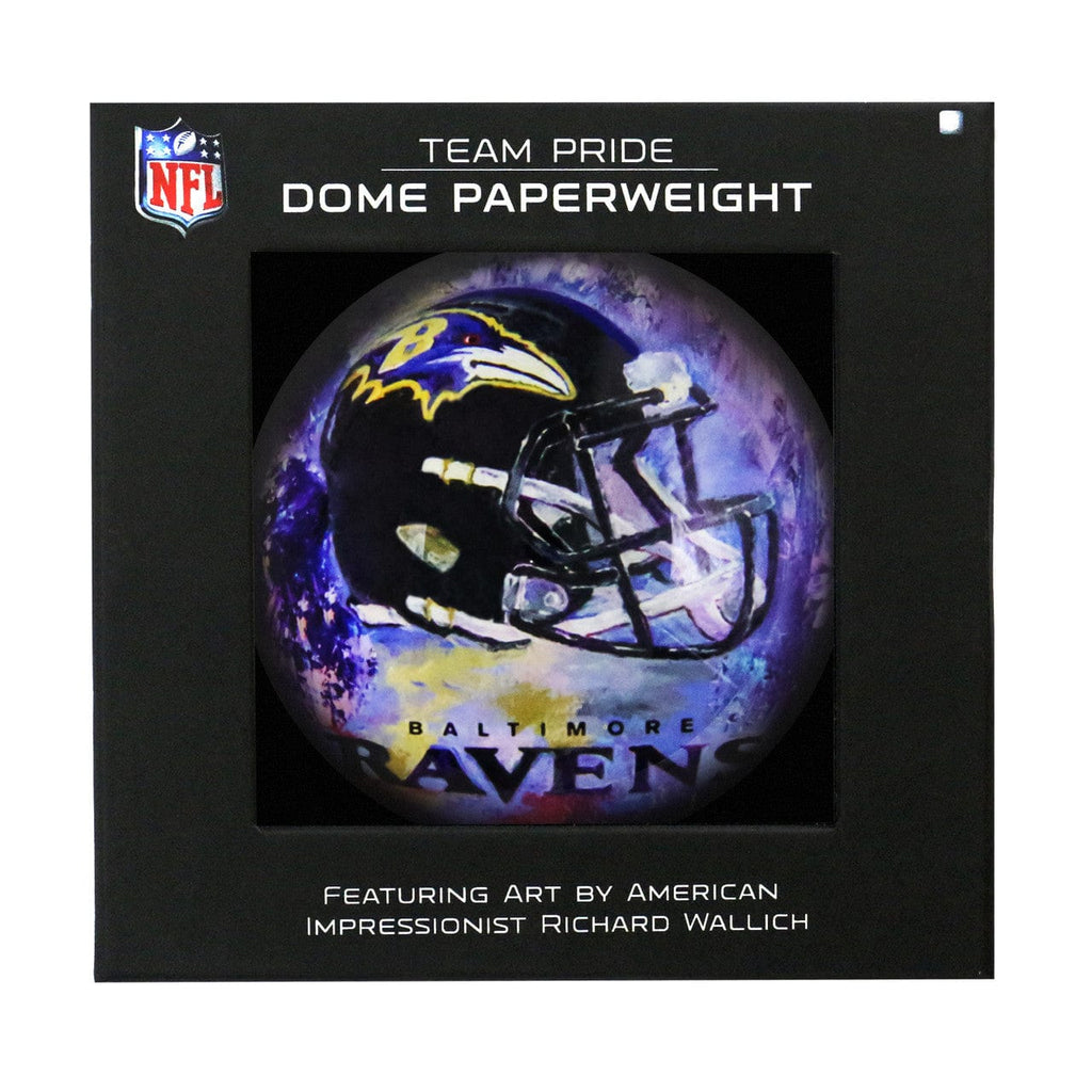 Paperweight Domed Baltimore Ravens Paperweight Domed 810079446216
