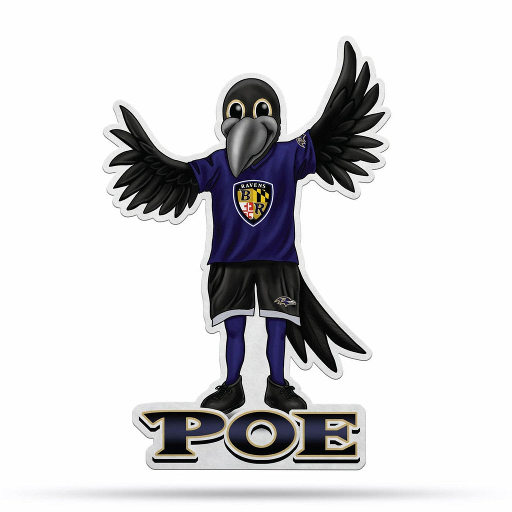 Shape Cut Pennant Baltimore Ravens Pennant Shape Cut Mascot Design 767345843487