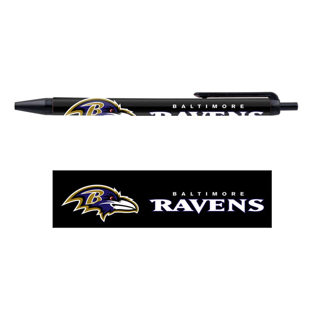 Pens Click Style 5 Pack Baltimore Ravens Pens 5 Pack 032085583925