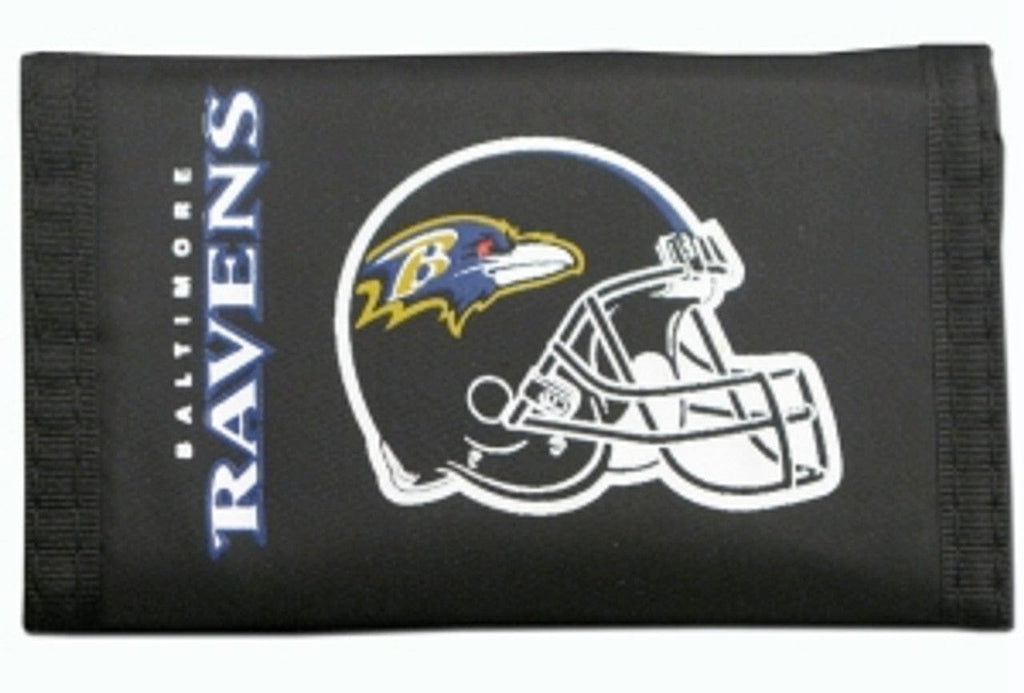 Wallet Nylon Trifold Baltimore Ravens Wallet Nylon Trifold 024994994312