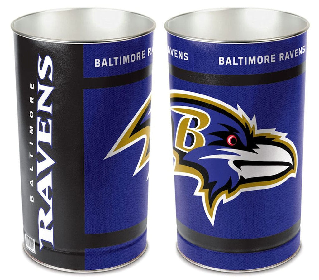 Wastebasket Baltimore Ravens Wastebasket 15 Inch 010943820177