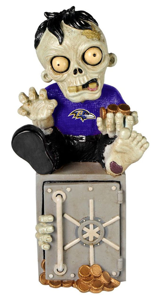 Baltimore Ravens Baltimore Ravens Zombie Figurine Bank CO 887849519845