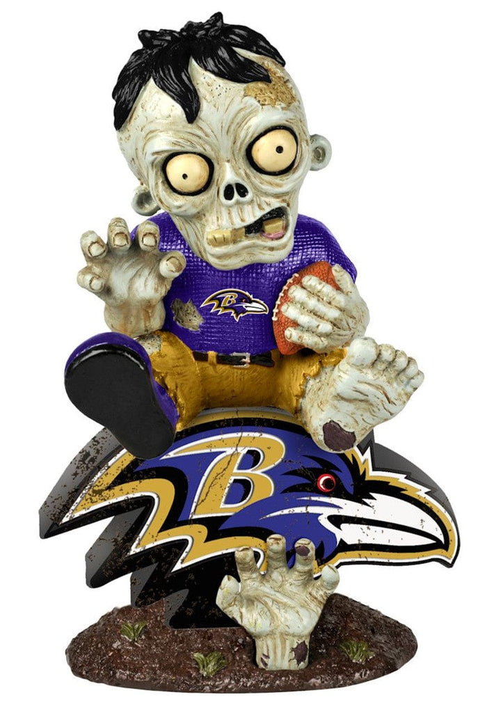 Baltimore Ravens Baltimore Ravens Zombie On Logo Figurine CO 887849295510