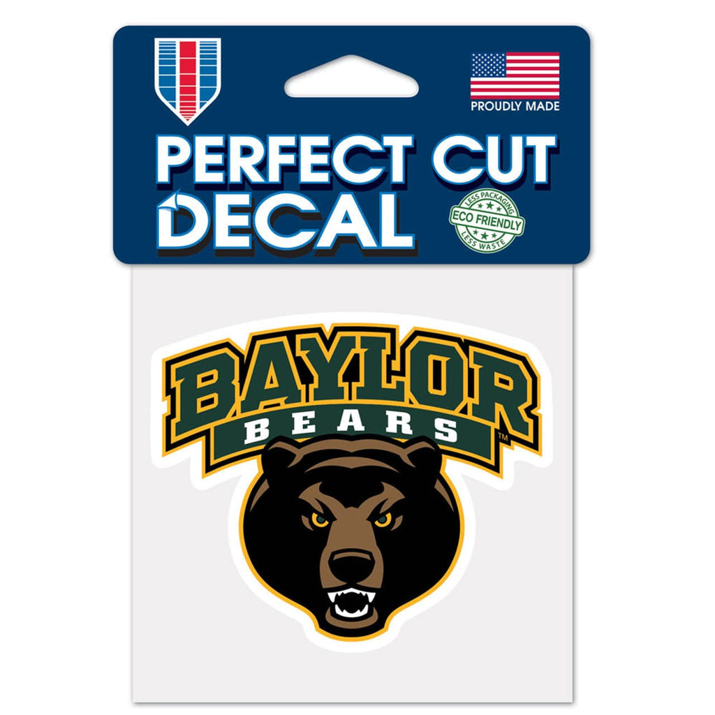 Decal 4x4 Perfect Cut Color Baylor Bears Decal 4x4 Perfect Cut Color 032085445230