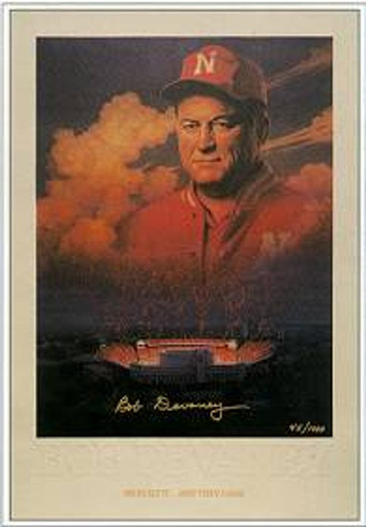 Collectibles Bob Devaney Autographed Print (Unframed) - Special Order