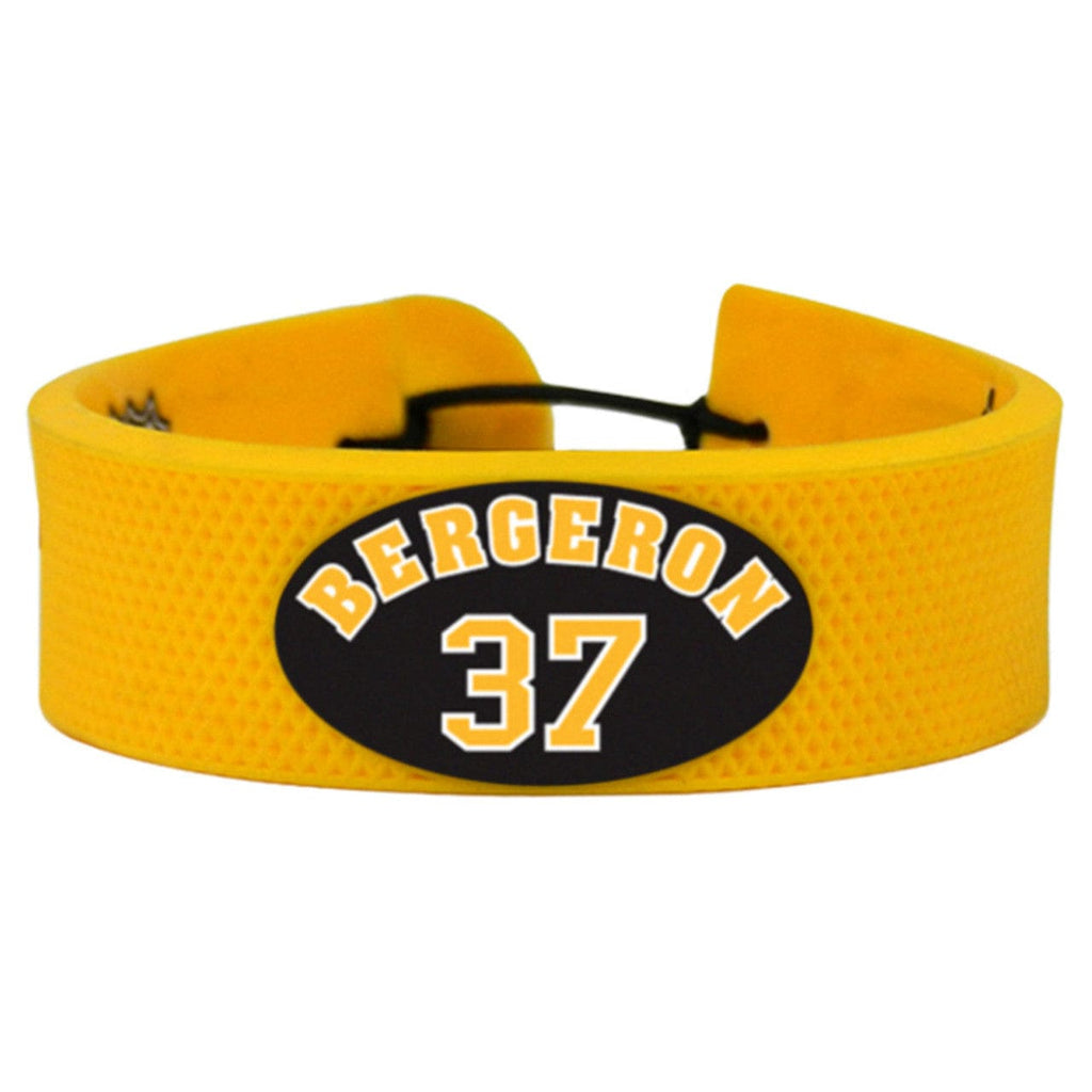 Boston Bruins Boston Bruins Bracelet Team Color Jersey Patrice Bergeron Design CO 812940020747