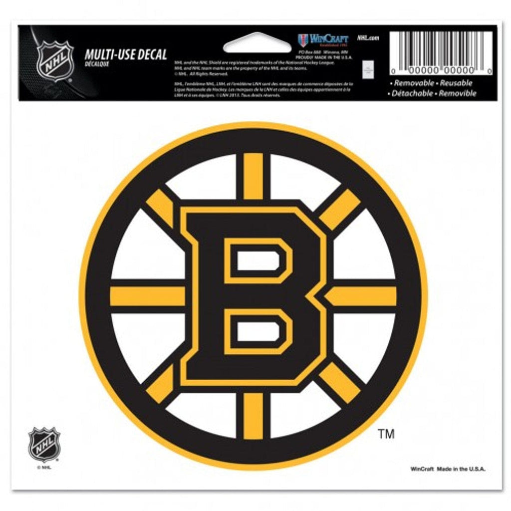 Decal 5x6 Multi Use Color Boston Bruins Decal 5x6 Ultra Color 032085205186